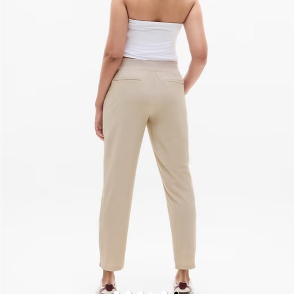 Athleta Brooklyn Mid Rise Ankle Pant – Abalone Beige (Size 4) - Picture 5 of 11